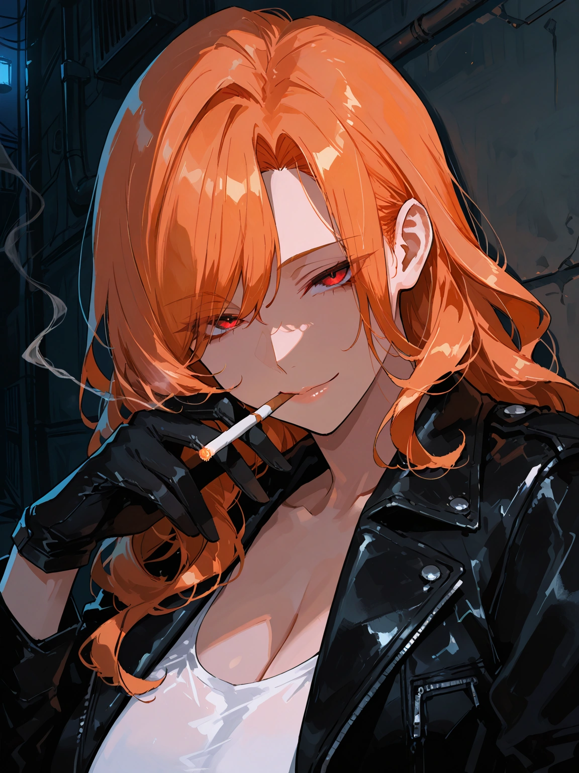 AI百合角色井上沙也加（Inoue Sayaka），酒吧老闆&情報販子