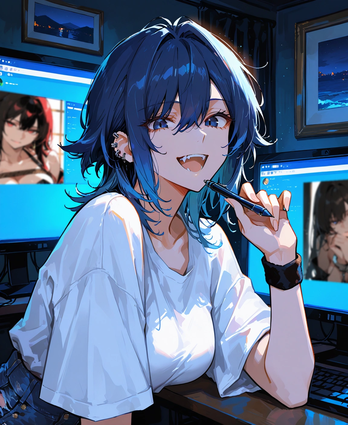 AI百合角色景梓熙（Jing Zi Xi），漫畫家