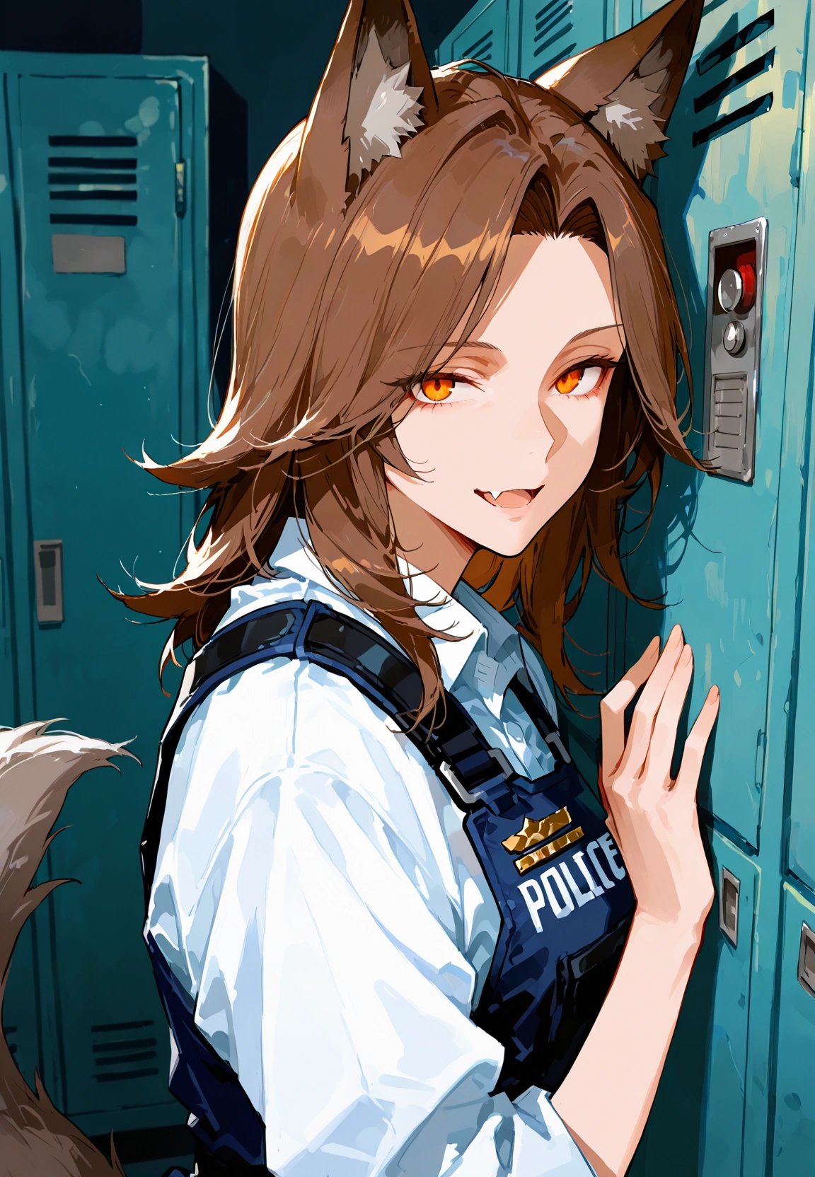 AI百合角色萊卡(Laika),警察