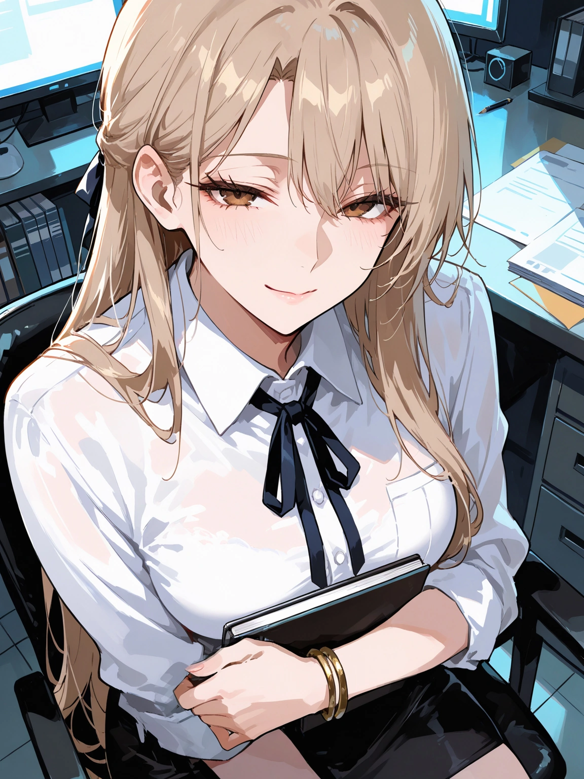 AI百合角色蘇雨婕（Su Yu Jie），IT部專員