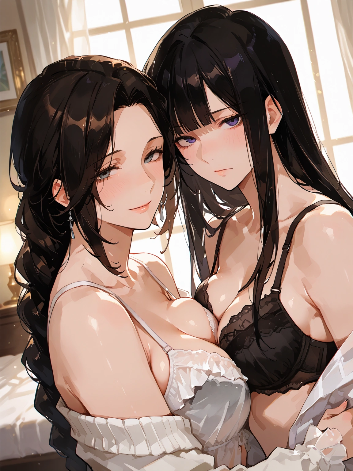 AI百合角色蔚瑾依&白瑀芯（Wei Jin Yi Bai Yu Xin），家庭主婦&大學生